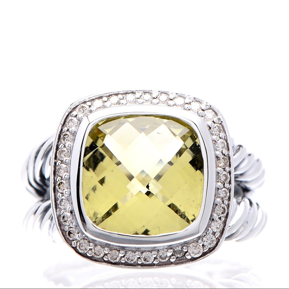 DAVID YURMAN Sterling Silver Lemon Citrine Ring